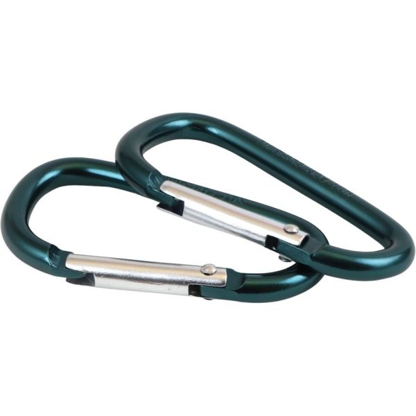 Coghlan's Carabiner 6mm 2 Pack Blue Aluminum