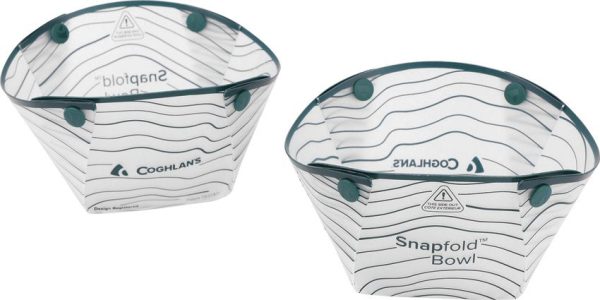 Coghlan's Snapfold Bowls 2 Pack - 16 oz Collapsible