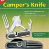 Coghlan's Campers Knife - Multi-Tool Black Rubber Handle