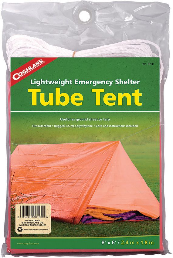 Coghlan's Tube Tent - 2-Person Emergency Shelter
