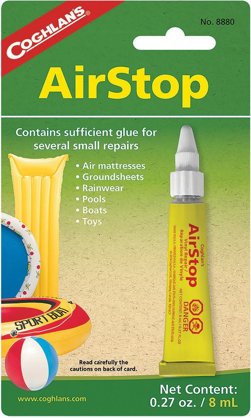 Coghlan's Airstop PVC Repair Adhesive - Vinyl Seal