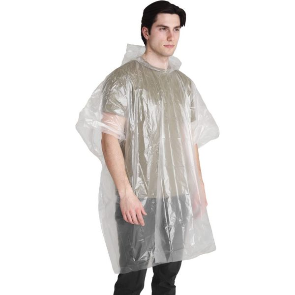 Coghlan's Emergency Poncho Display - 50pk Clear