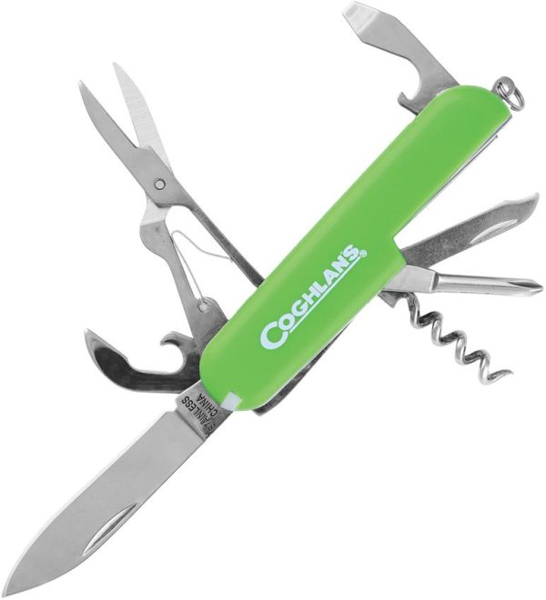 Coghlan's Camp Knife Green Multi-Tool 3.63 inches
