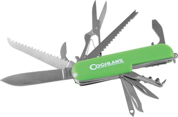 Coghlan's Camp Knife Green Multi-Tool 3.63 inches