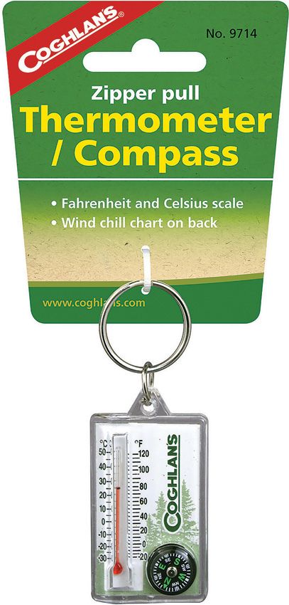 CGN9714.jpg Coghlan's Zipper Pull Thermometer Compass Keyring