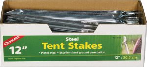 CGN9813.jpg Coghlan's Steel Tent Stakes 12in 50-Pack