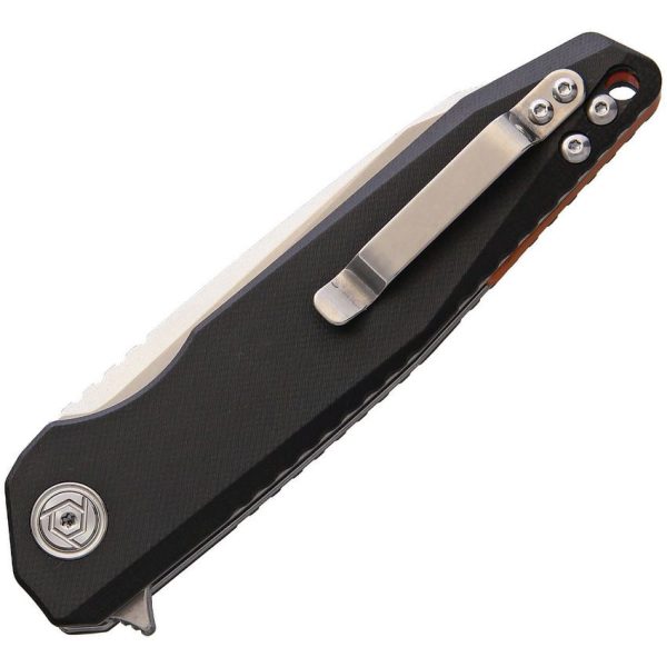 CH Knives Linerlock Black - D2 Tanto 3.88in