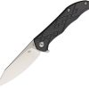 CH Knives Framelock Black - 9Cr18MoV Stonewash 3.5in