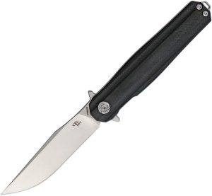 CH3505BK.jpg CH Knives Linerlock Black G10 D2 Folding Knife