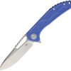 CH Knives Linerlock Blue G10 D2 Stonewash Knife