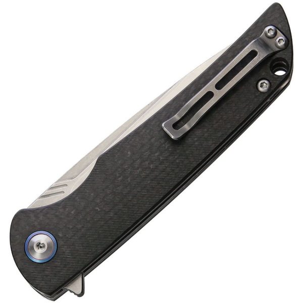 CH Knives Linerlock CF Carbon Fiber VG-10 Folding