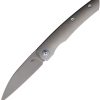 CH Knives Framelock Titanium M390 Orange Peel Handle