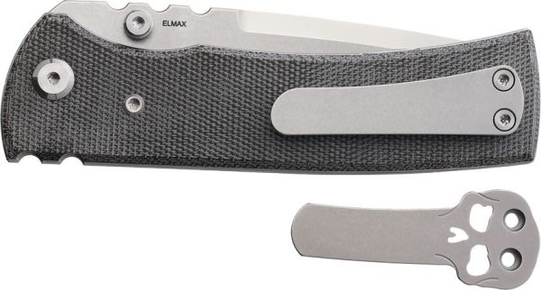 Chaves Redencion 229 Elmax Steel Folding Knife Black Micarta