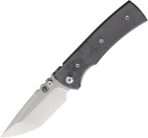 Chaves Redencion 229 Linerlock Folding Knife Elmax Tanto Black