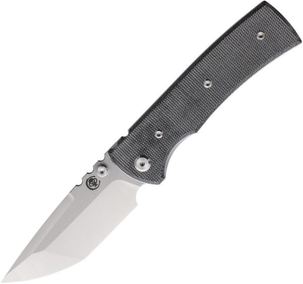 Chaves Redencion 229 Linerlock Folding Knife Elmax Tanto Black