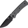 Chaves Redencion 229 Linerlock Folding Knife Black Elmax