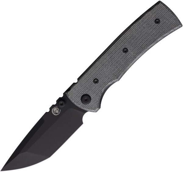 Chaves Redencion 229 Linerlock Folding Knife Black Elmax