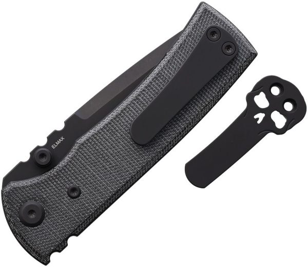 Chaves Redencion Street Linerlock Black Elmax Folding Knife