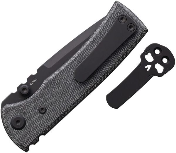 Chaves Redencion Street Linerlock Folding Knife Black Elmax