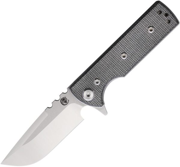 Chaves T.A.K. Linerlock Folding Knife Elmax Steel Black Micarta