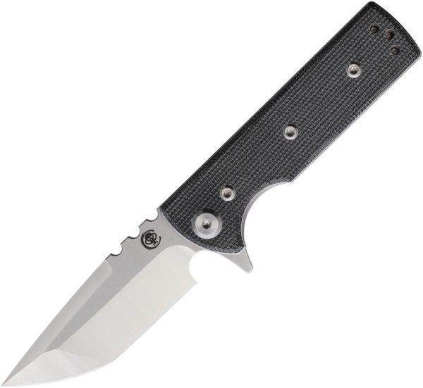 Chaves T.A.K. Linerlock Tanto Folding Knife Elmax Steel Black