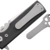 Chaves T.A.K. Linerlock Tanto Folding Knife Elmax Steel Black