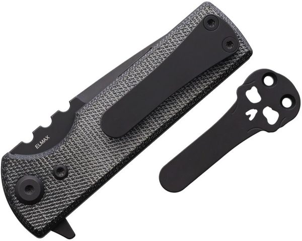 Chaves T.A.K. Linerlock Folding Knife Elmax Black PVD
