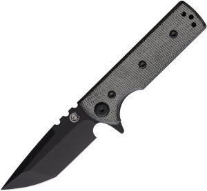 Chaves T.A.K. Linerlock Tanto Folding Knife Black PVD Elmax