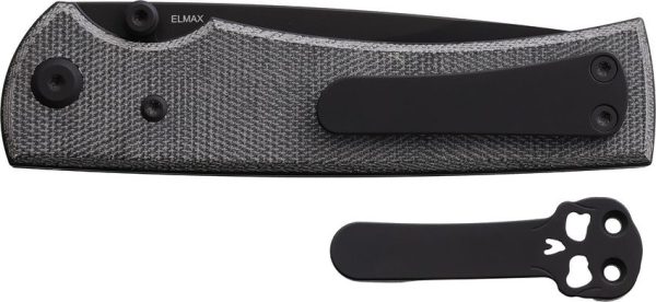 Chaves Liberation 229 Linerlock Folding Knife Elmax Black