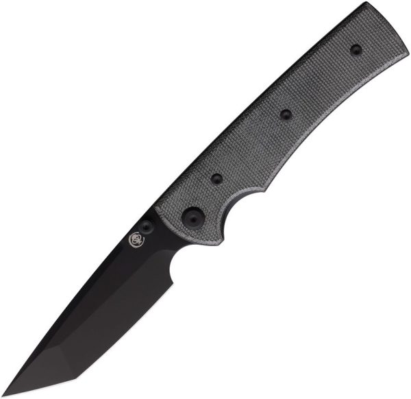 Chaves Knives Liberation 229 Linerlock Folding Knife 3.5" Elmax Tanto Black