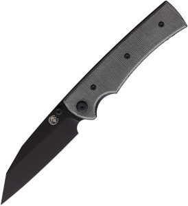 Chaves Sangre 229 Folding Knife Elmax PVD Wharncliffe Black Micarta