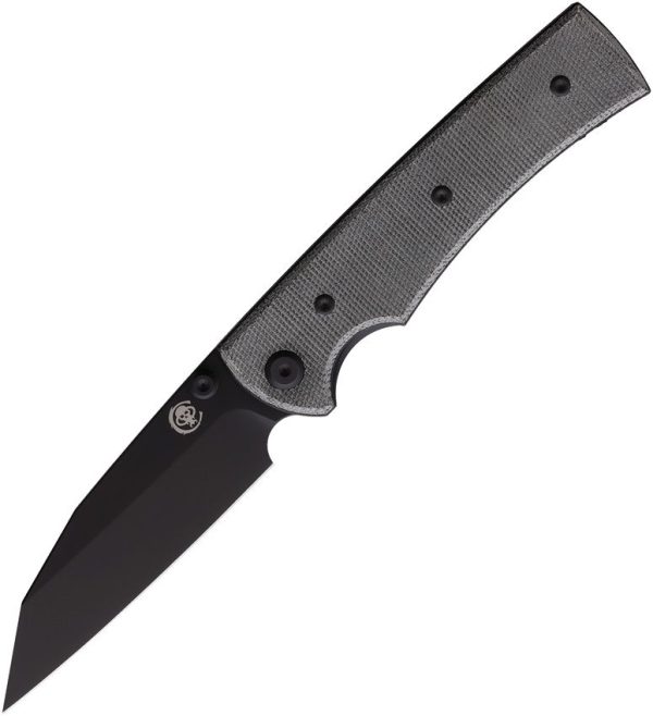 Chaves Sangre 229 Folding Knife Elmax PVD Wharncliffe Black Micarta