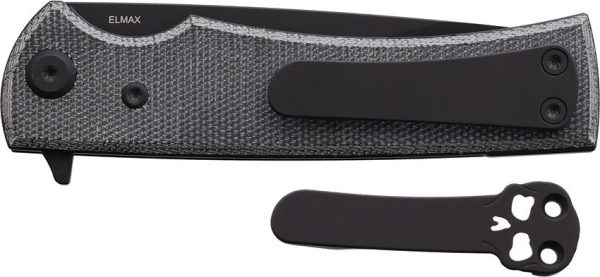Chaves Liberation Street Linerlock Folding Knife Elmax Black