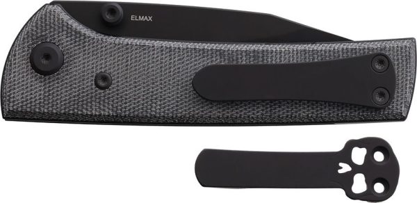 Chaves Scapegoat Street Linerlock Folding Knife Elmax Black PVD