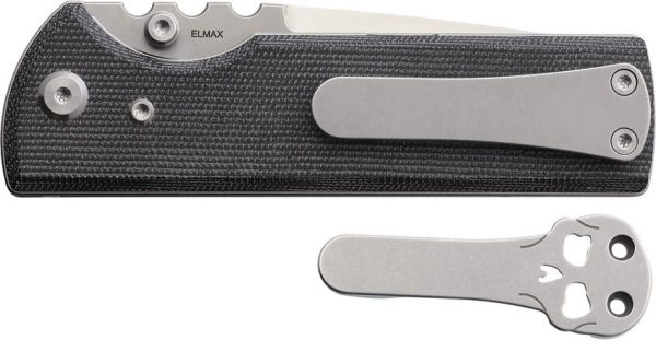 Chaves NTAK Linerlock Folding Knife Elmax Steel Micarta