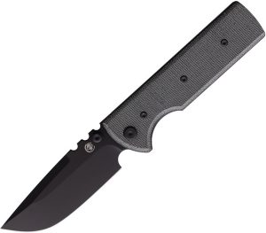 Chaves NTAK Linerlock Folding Knife Black PVD Elmax Steel