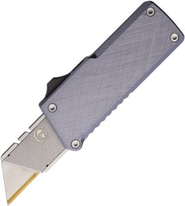 Chaves Knives Auto Chub OTF Cross Hatch Blue-Gray