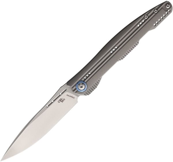 CH Knives Journey Gray Titanium M390 Framelock