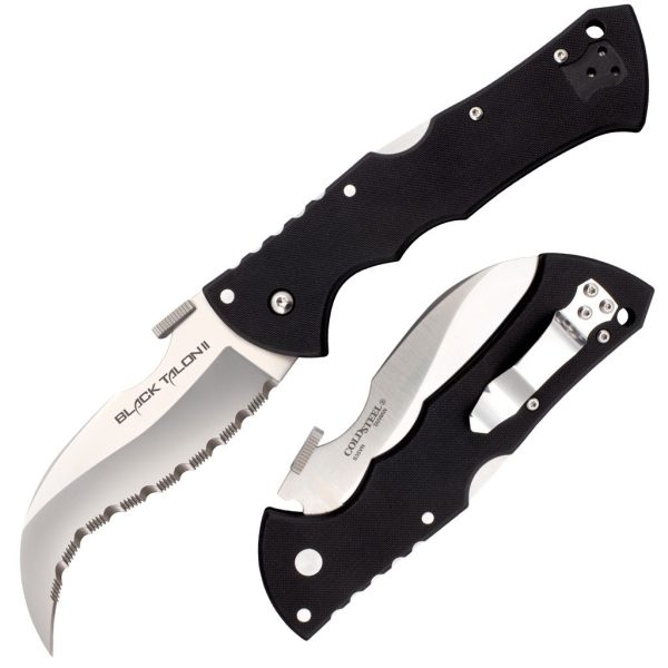 Lynn Thompson Black Talon II Tri-Ad Lock Hawkbill S35VN