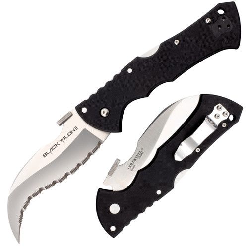 Lynn Thompson Collection Black Talon II Tri-Ad Lock Serrated