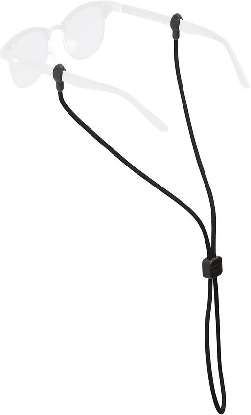 Chums Slip Fit Eyewear Retainer - Black 3mm Nylon