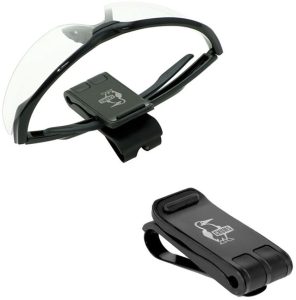 Chums Glasshopper Visor Clip - Black Metal