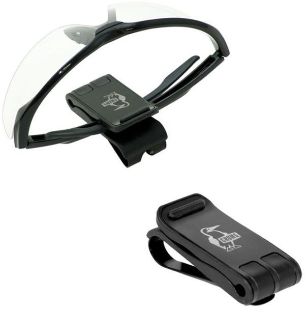 Chums Glasshopper Visor Clip - Black Metal