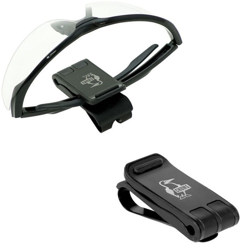 Chums Glasshopper Visor Clip 2.75" Black