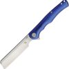 CH Knives Man Blue Titanium S35VN Framelock