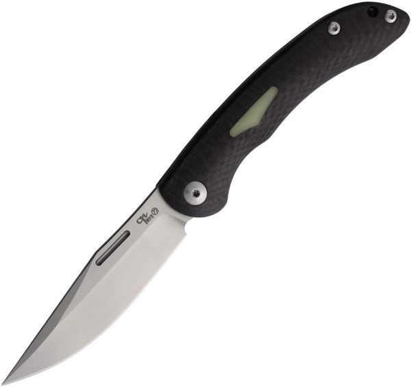 CH Knives Slip Joint M390 Carbon Fiber Glow Handle