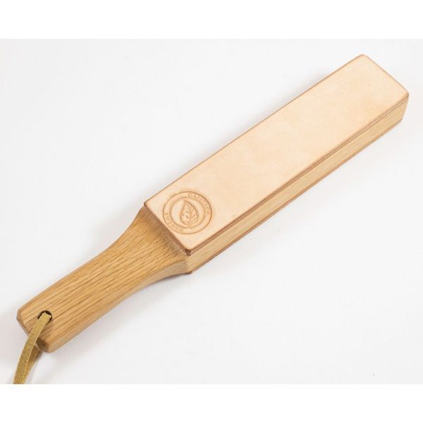 Casstrom Paddle Strop - Oak Handle Italian Leather