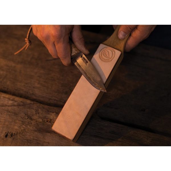 Casstrom Paddle Strop - Oak Handle Italian Leather