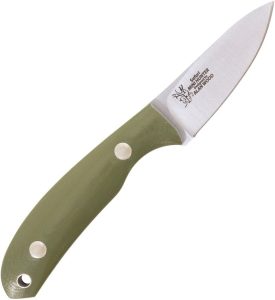 Casstrom Safari Mini Hunter Fixed Blade - Olive G10