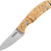 CI10618.jpg Casstrom Safari Mini Hunter Curly Birch Fixed Blade